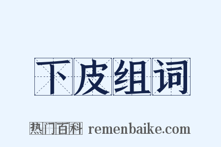 下皮组词是什么意思的图片